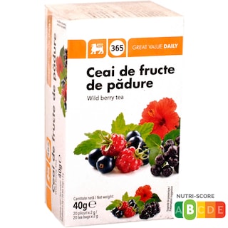 365 | Ceai de fructe de padure 20x2g