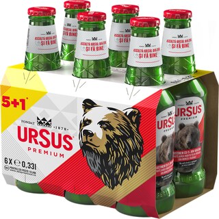 Ursus | Bere blonda  5+1x0.33L
