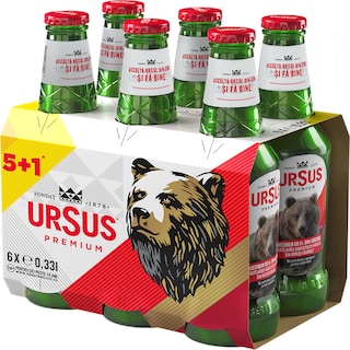 Ursus | Bere blonda  5+1x0.33L