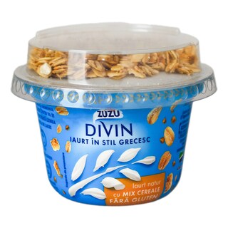 Zuzu | Divin | Iaurt in stil grecesc cu mix cereale fara gluten 160g