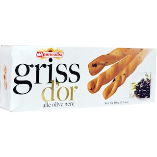 Panealba | Griss d'Or | Grisine D'or cu masline negre 100g