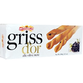 Panealba | Griss d'Or | Grisine D'or cu masline negre 100g