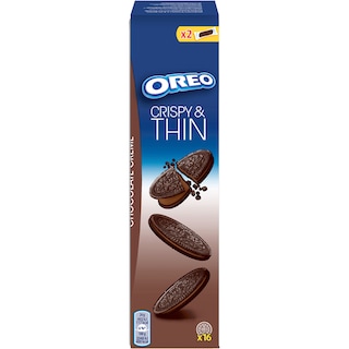 Oreo | Biscuiti Crispy&Thins cu ciocolata 96g