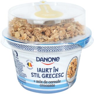 Danone | Iaurt si topping de ovaz, cereale crocante si miere 170g