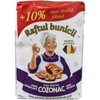 Raftul Bunicii | Faina superioara 000 pentru cozonac 1.1kg