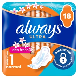 Always | Ultra | Absorbante Normal Deo Fresh 18 bucati