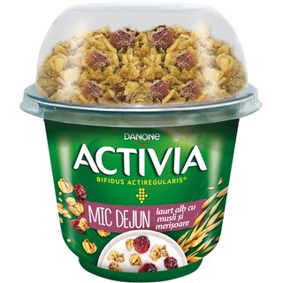 Activia | Iaurt mic dejun musli si merioaser 168g