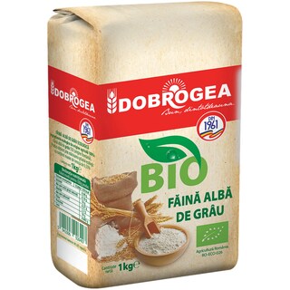 Dobrogea | Faina alba de grau, ecologica 1kg