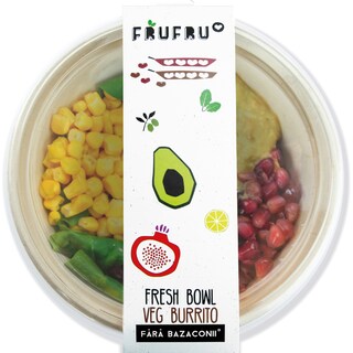 Frufru | Mini bowl burrito vegetal 220g