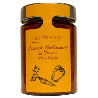 Retete Vechi | Zacusca munteneasca cu morcovi 300g