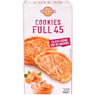 Violanta | Biscuiti crema unt arahide 45% 150g