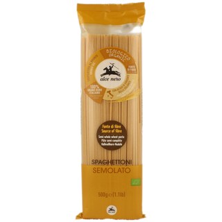 Alce Nero | Spaghettoni din grau semi integral organic 500g