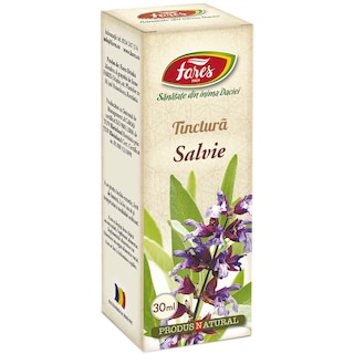 Fares | Tinctura simpla din salvie 30ml