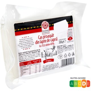 Gusturi romanesti | Cas proaspat din lapte de capra 200g