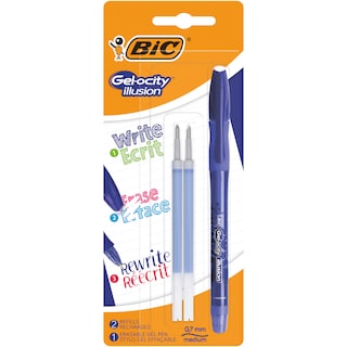 Bic | Gelocity Illusion | Roller cu gel termosensibil si 2 rezerve
