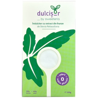 Sweeteria | Dulcisor | Indulcitor cu extract din frunze de Stevia 300g
