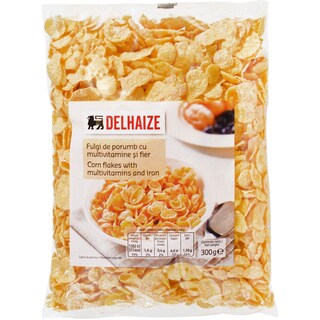 Delhaize | Fulgi de porumb cu multivitamine si fier 300g