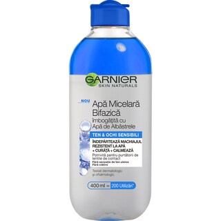 Garnier | Skin Naturals | Apa micelara bifazica imbogatita cu apa de albastrele 400ml