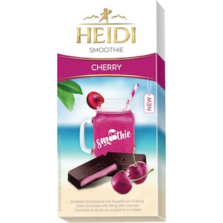 Heidi | Smoothie | Ciocolata amaruie cu umplutura cu cirese 90g
