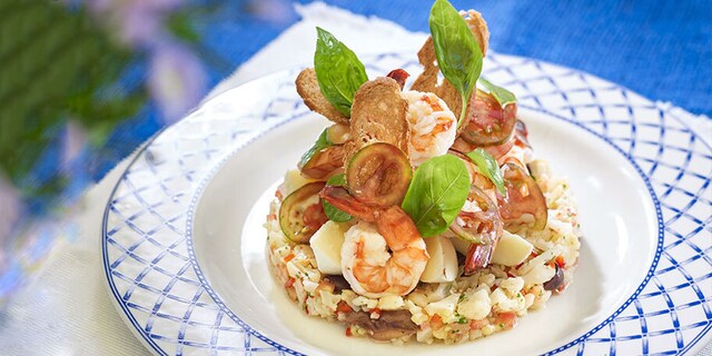 Salata de creveti cu baza de conopida