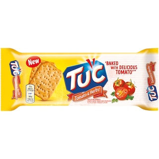 Tuc | Biscuiti sarati cu aroma de rosii si ierburi aromatice 105g