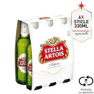 Stella Artois | Bere blonda 6x0.33L