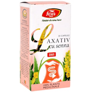 Fares | Laxativ cu Senna D85, 30 capsule