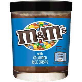 m&m's | Crema de ciocolata cu alune de padure si bucati de orez 200g