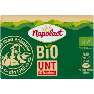 Napolact Bio | Unt ecologic 82% grasime 180g