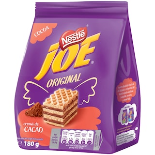Joe | Original | Napolitane cu crema de cacao 180g