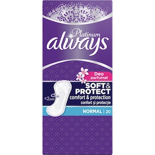 Always | Platinum | Absorbante zilnice 20 bucati