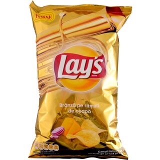 Lay's | Cartofi feliati cu gust de ceapa si branza 130g