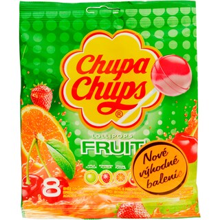 Chupa Chups | Acadele asortate cu arome de capsuni, mere, cola si capsuni-frisca 96g