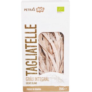 Petras Bio | Tagliatelle din grau integral, raw, bio 250g