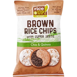 Rice Up | Chips orez cu chia si quinoa 60g