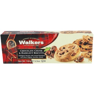 Walkers | Biscuiti cu bucati de ciocolata si alune de padure 150g