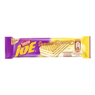 Nestle | Joe | Napolitana cu crema de lapte si gust de banana 32g