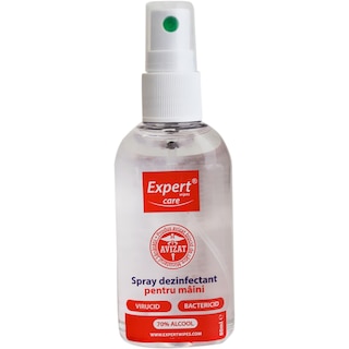 Expert wipes | Spray dezinfectant pentru maini 80ml