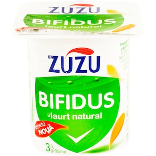 Zuzu | Bifidus | Iaurt natural 3% grasime 125g