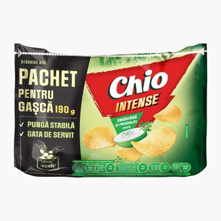 Chio | Chipsuri din cartof cu gust de smantana si ierburi 190g