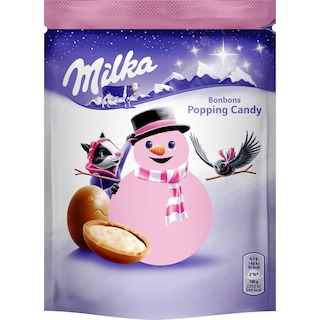 Milka | Bomboane de ciocolata cu crema de lapte Popping Candy 86g