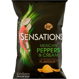 Lay's | Sensations | Chipsuri aroma de ardei iute si smantana 150g