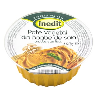 Inedit | Pasta vegetala helvet cu ciuperci 100g