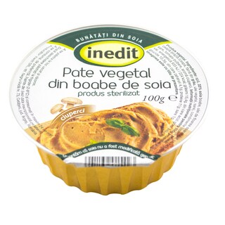 Inedit | Pasta vegetala helvet cu ciuperci 100g