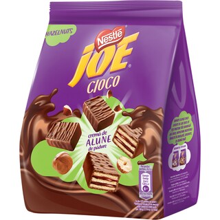 Joe | Cioco | Napolitane glazurate cu crema de alune 160g