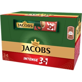 Jacobs | Cafea instant 3in1 intense 24 plicuri 420g