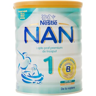 NAN | Lapte praf Nan 1 de la nastere 800g