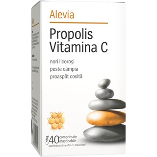 Alevia | Propolis si Vitamina C 40 comprimate