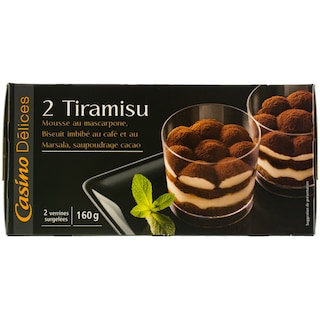 Casino | Desert tiramisu 2 bucati 2x80g