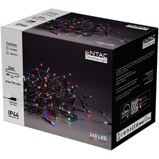 Entac | Instalatie 240 LED Multicolor 24m IP44